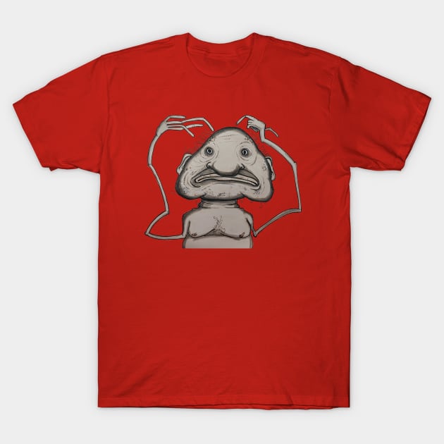 Man face T-Shirt by Deckard2097